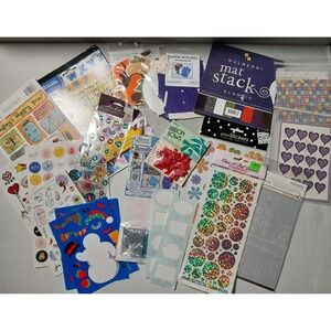 Mixed scrapbooking lot stickers And Cutouts